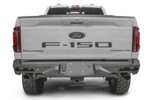 Fab Fours Bumpers & Off-Road Armor | 1350 Offroad - Fab Fours Vengeance Rear Bumper, 2 Stage Matte Black Powder Coated, Sensor - FF24-E6551-1 - Image 3