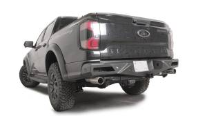 Fab Fours Bumpers & Off-Road Armor | 1350 Offroad - Fab Fours Vengeance Rear Sensor Bumper, Plate Steel, Bare - FR24-E6451-B - Image 1