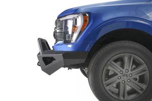 Fab Fours Bumpers & Off-Road Armor | 1350 Offroad - Fab Fours Red Steel Front Bumper, Hold Up 12000 lbs. Winch, 11 Gauge Steel, 1/4-in Winch Tray - FF21-RS5162-1 - Image 4