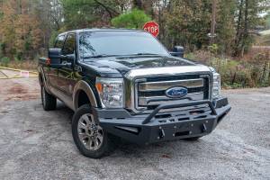 Fab Fours Bumpers & Off-Road Armor | 1350 Offroad - Fab Fours Red Steel Front Bumper, with Pre-Runner Guard - FS11-RS2562-1 - Image 2