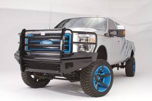 Fab Fours Bumpers & Off-Road Armor | 1350 Offroad - Fab Fours Black Steel Front Ranch Bumper, Black Powder Coat, with Full Grill Guard - FS11-S2560-1 - Image 3