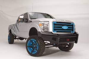 Fab Fours Bumpers & Off-Road Armor | 1350 Offroad - Fab Fours Black Steel Front Ranch Bumper, Black Powder Coat, without Full Grill Guard - FS11-S2561-1 - Image 2