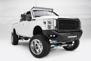 Fab Fours Bumpers & Off-Road Armor | 1350 Offroad - Fab Fours Vengeance Front Bumper, Black Powder Coat, No Guard - FS11-V2651-1 - Image 3