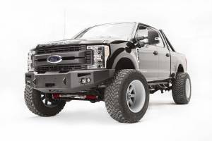Fab Fours Bumpers & Off-Road Armor | 1350 Offroad - Fab Fours Premium Winch Front Bumper, Bare Steel, with No Grill Guard - FS17-A4151-B - Image 2