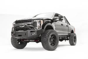 Fab Fours Bumpers & Off-Road Armor | 1350 Offroad - Fab Fours Premium Winch Front Bumper, Bare Steel, with Pre-Runner Grill Guard - FS17-A4152-B - Image 2