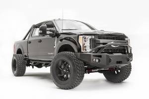 Fab Fours Bumpers & Off-Road Armor | 1350 Offroad - Fab Fours Premium Winch Front Bumper, Bare Steel, with Pre-Runner Grill Guard - FS17-A4152-B - Image 3
