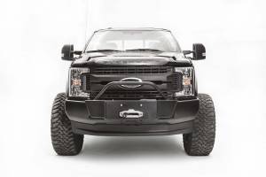 Fab Fours Bumpers & Off-Road Armor | 1350 Offroad - Fab Fours Large Frame Winch Mount, Large Frame Black Powder Coat - FS17-N4160-1 - Image 1