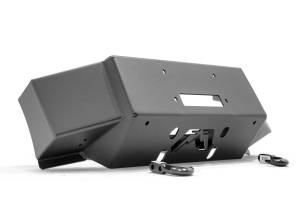 Fab Fours Bumpers & Off-Road Armor | 1350 Offroad - Fab Fours Winch Mount, with No Guard, Black Powder Coat - FS17-N4161-1 - Image 3