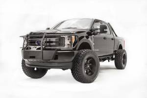 Fab Fours Bumpers & Off-Road Armor | 1350 Offroad - Fab Fours Winch Mount, Powder Coated, Front, with Full Grill Guard - FS17-N4170-1 - Image 2