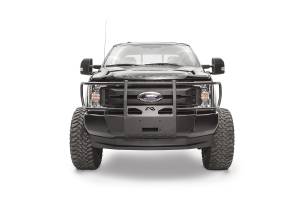 Fab Fours Bumpers & Off-Road Armor | 1350 Offroad - Fab Fours Winch Mount, Powder Coated, Front, with Full Grill Guard - FS17-N4170-1 - Image 1