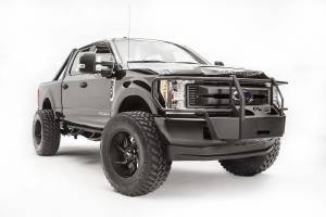 Fab Fours Bumpers & Off-Road Armor | 1350 Offroad - Fab Fours Winch Mount, Powder Coated, Front, with Full Grill Guard - FS17-N4170-1 - Image 3