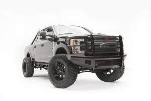 Fab Fours Bumpers & Off-Road Armor | 1350 Offroad - Fab Fours Black Steel Front Ranch Bumper, Black Powder Coat, with Full Guard, with Tow Hooks - FS17-S4160-1 - Image 2