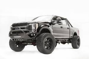 Fab Fours Bumpers & Off-Road Armor | 1350 Offroad - Fab Fours Vengeance Front Bumper, Black Powder Coat, with Pre-Runner Guard - FS17-V4152-1 - Image 1