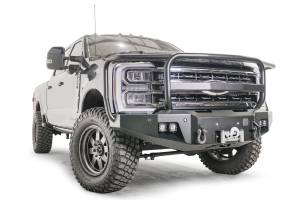 Fab Fours Bumpers & Off-Road Armor | 1350 Offroad - Fab Fours Premium Winch Front Bumper, with Full Grill Guard, Bare - FS23-A5950-B - Image 3
