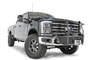 Fab Fours Bumpers & Off-Road Armor | 1350 Offroad - Fab Fours Winch Mount, with Full Grill Guard, Matte Black - FS23-N5970-1 - Image 3