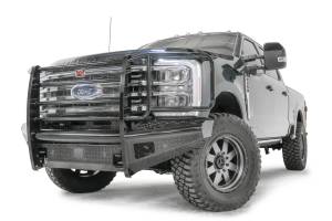 Fab Fours Bumpers & Off-Road Armor | 1350 Offroad - Fab Fours Black Steel Front Bumper, with Full Grill Guard, Gloss Black - FS23-S5960-1 - Image 1