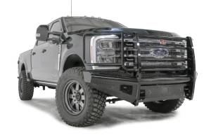 Fab Fours Bumpers & Off-Road Armor | 1350 Offroad - Fab Fours Black Steel Front Bumper, with Full Grill Guard, Gloss Black - FS23-S5960-1 - Image 5