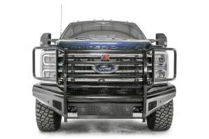 Fab Fours Bumpers & Off-Road Armor | 1350 Offroad - Fab Fours Black Steel Front Bumper, with Full Grill Guard, Gloss Black - FS23-S5960-1 - Image 4