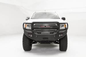 Fab Fours Premium Winch Front Bumper, Bare Steel, with Full Guard - GC15-H3450-B