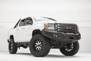 Fab Fours Bumpers & Off-Road Armor | 1350 Offroad - Fab Fours Premium Winch Front Bumper, Black Powder Coat, with No Guard - GC15-H3451-1 - Image 3