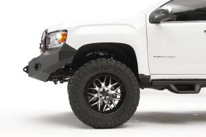 Fab Fours Bumpers & Off-Road Armor | 1350 Offroad - Fab Fours Premium Winch Front Bumper, Black Powder Coat, with No Guard - GC15-H3451-1 - Image 4