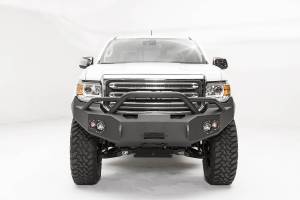 Fab Fours Premium Winch Front Bumper, Bare Steel, with Pre-Runner Guard - GC15-H3452-B