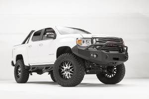 Fab Fours Bumpers & Off-Road Armor | 1350 Offroad - Fab Fours Premium Winch Front Bumper, Black Powder Coat, with Pre-Runner Guard - GC15-H3452-1 - Image 3