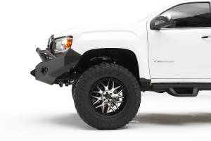 Fab Fours Bumpers & Off-Road Armor | 1350 Offroad - Fab Fours Premium Winch Front Bumper, Bare Steel, with Pre-Runner Guard - GC15-H3452-B - Image 4