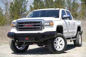 Fab Fours Bumpers & Off-Road Armor | 1350 Offroad - Fab Fours Black Steel Front Ranch Bumper, Black Powder Coat, without Full Grill Guard - GM07-K2161-1 - Image 1