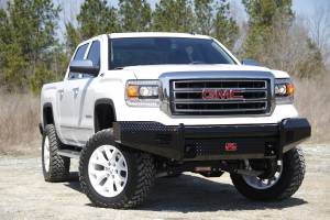 Fab Fours Bumpers & Off-Road Armor | 1350 Offroad - Fab Fours Black Steel Front Ranch Bumper, Black Powder Coat, without Full Grill Guard - GM07-K2161-1 - Image 2