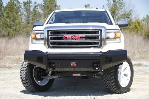 Fab Fours Bumpers & Off-Road Armor | 1350 Offroad - Fab Fours Black Steel Front Ranch Bumper, Black Powder Coat, without Full Grill Guard - GM07-K2161-1 - Image 4