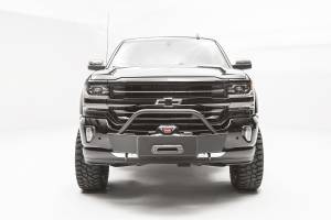 Fab Fours Bumpers & Off-Road Armor | 1350 Offroad - Fab Fours Winch Mount, Black Powder Coat - GM16-N3350-1 - Image 1