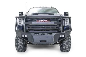 Fab Fours Bumpers & Off-Road Armor | 1350 Offroad - Fab Fours Premium Winch Front Bumper, with Full Grill Guard Bare - GM20-A5050-B - Image 1