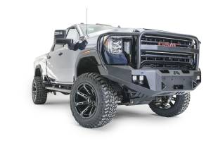 Fab Fours Bumpers & Off-Road Armor | 1350 Offroad - Fab Fours Premium Winch Front Bumper, with Full Grill Guard - GM20-A5050-1 - Image 2