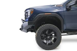 Fab Fours Bumpers & Off-Road Armor | 1350 Offroad - Fab Fours Premium Winch Front Bumper, with Pre-Runner Guard Bare - GM20-A5052-B - Image 4