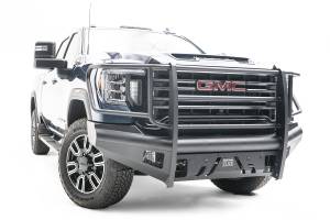 Fab Fours Bumpers & Off-Road Armor | 1350 Offroad - Fab Fours Black Steel Front Bumper, with Full Grill Guard - GM20-Q5060-1 - Image 2