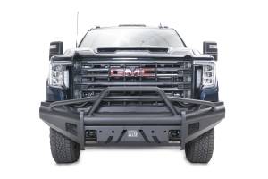 Fab Fours Bumpers & Off-Road Armor | 1350 Offroad - Fab Fours Black Steel Front Bumper, with Pre Runner Guard - GM20-Q5062-1 - Image 1