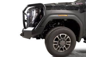 Fab Fours Bumpers & Off-Road Armor | 1350 Offroad - Fab Fours Premium Winch Front Bumper, with Full Guard, Bare Steel, with Sensor - GM24-A6250-B - Image 4
