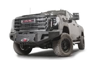 Fab Fours Bumpers & Off-Road Armor | 1350 Offroad - Fab Fours Premium Winch Front Bumper, with No Guard, Black Powder Coat, with Sensor - GM24-A6251-1 - Image 1