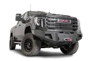 Fab Fours Bumpers & Off-Road Armor | 1350 Offroad - Fab Fours Premium Winch Front Bumper, with No Guard, Black Powder Coat, with Sensor - GM24-A6251-1 - Image 3