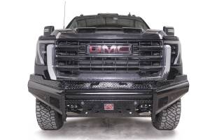Fab Fours Bumpers & Off-Road Armor | 1350 Offroad - Fab Fours Black Steel Front Bumper, with No Guard, with Sensor - GM24-S6261-1 - Image 2