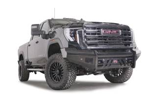 Fab Fours Bumpers & Off-Road Armor | 1350 Offroad - Fab Fours Black Steel Front Bumper, with No Guard, with Sensor - GM24-S6261-1 - Image 3