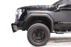 Fab Fours Bumpers & Off-Road Armor | 1350 Offroad - Fab Fours Black Steel Front Bumper, with No Guard, with Sensor - GM24-S6261-1 - Image 4