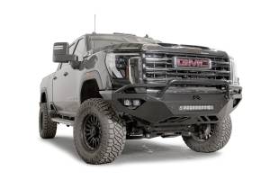 Fab Fours Bumpers & Off-Road Armor | 1350 Offroad - Fab Fours Vengeance Front Bumper, with Pre-Runner Guard, Black Powder Coat - GM24-V6252-1 - Image 3