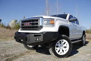 Fab Fours Bumpers & Off-Road Armor | 1350 Offroad - Fab Fours Premium Winch Front Bumper, Bare Steel, without Grill Guard, D-Ring Mounts - GS14-H3151-B - Image 3