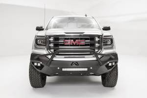 Fab Fours Bumpers & Off-Road Armor | 1350 Offroad - Fab Fours Vengeance Front Bumper, Bare Steel, Pre-Runner Guard - GS16-D3952-B - Image 1
