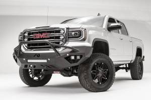 Fab Fours Bumpers & Off-Road Armor | 1350 Offroad - Fab Fours Vengeance Front Bumper, Black Powder Coat, Pre-Runner Guard - GS16-D3952-1 - Image 2