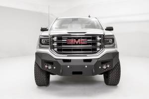 Fab Fours Bumpers & Off-Road Armor | 1350 Offroad - Fab Fours Premium Winch Front Bumper, Bare Steel, with No Guard, with Sensors - GS16-F3951-B - Image 1