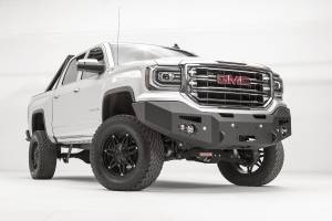 Fab Fours Bumpers & Off-Road Armor | 1350 Offroad - Fab Fours Premium Winch Front Bumper, Bare Steel, with No Guard, with Sensors - GS16-F3951-B - Image 3