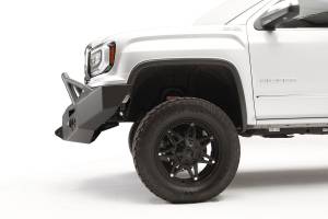 Fab Fours Bumpers & Off-Road Armor | 1350 Offroad - Fab Fours Premium Winch Front Bumper, Black Powder Coat, with Sensors, Pre-Runner Guard - GS16-F3952-1 - Image 4